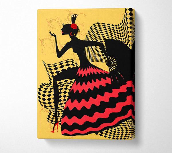  A Canvas Print of Flamenco 9 Canvas Wall Art