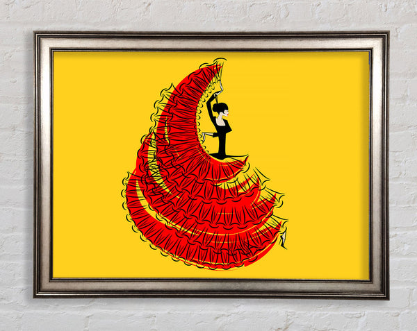 Flamenco 10 Framed Print