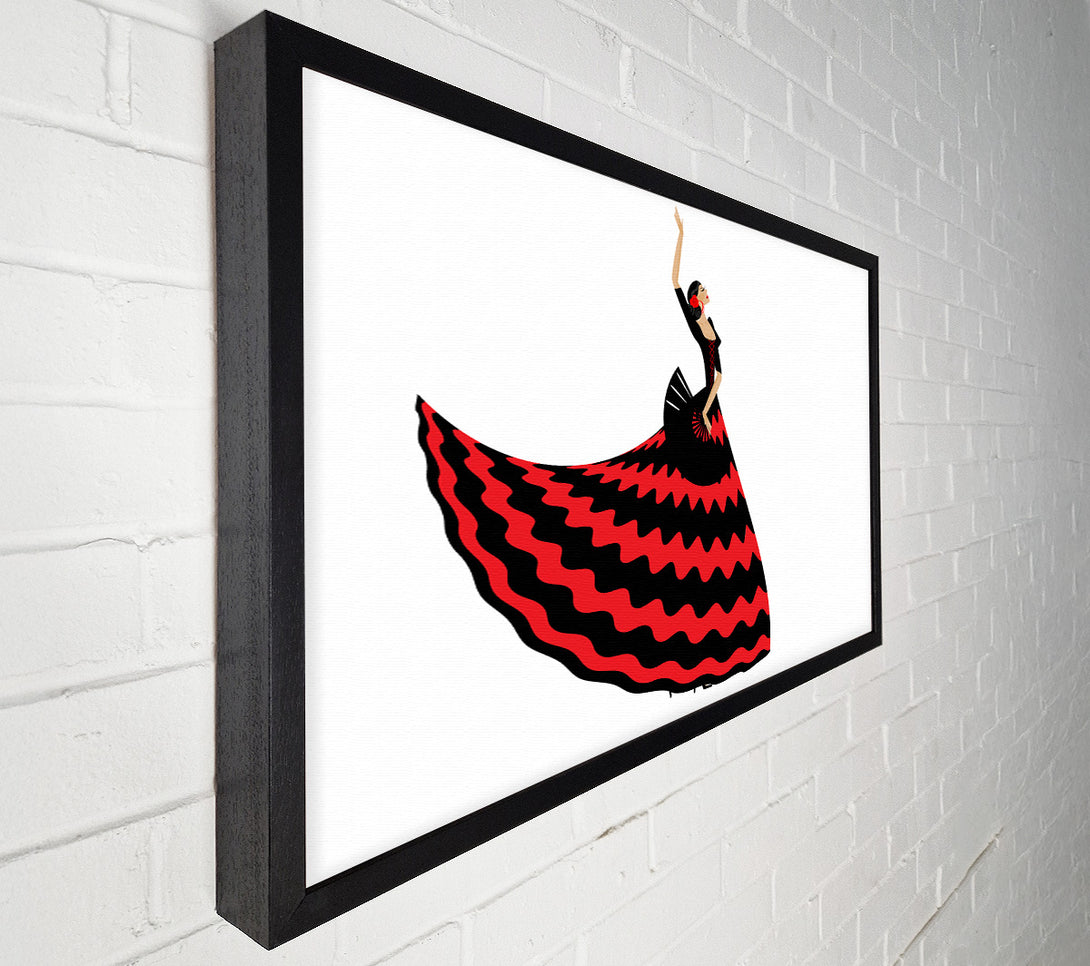  A Canvas Print of Flamenco 4 Canvas Print
