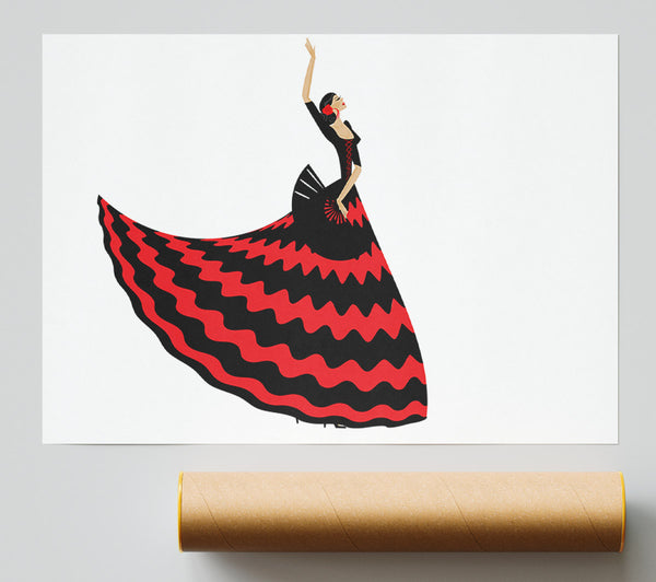Flamenco 4 Print