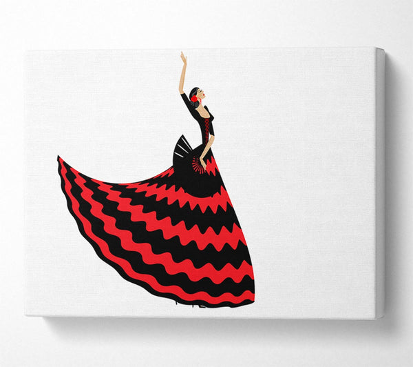  A Canvas Print of Flamenco 4 Canvas Print