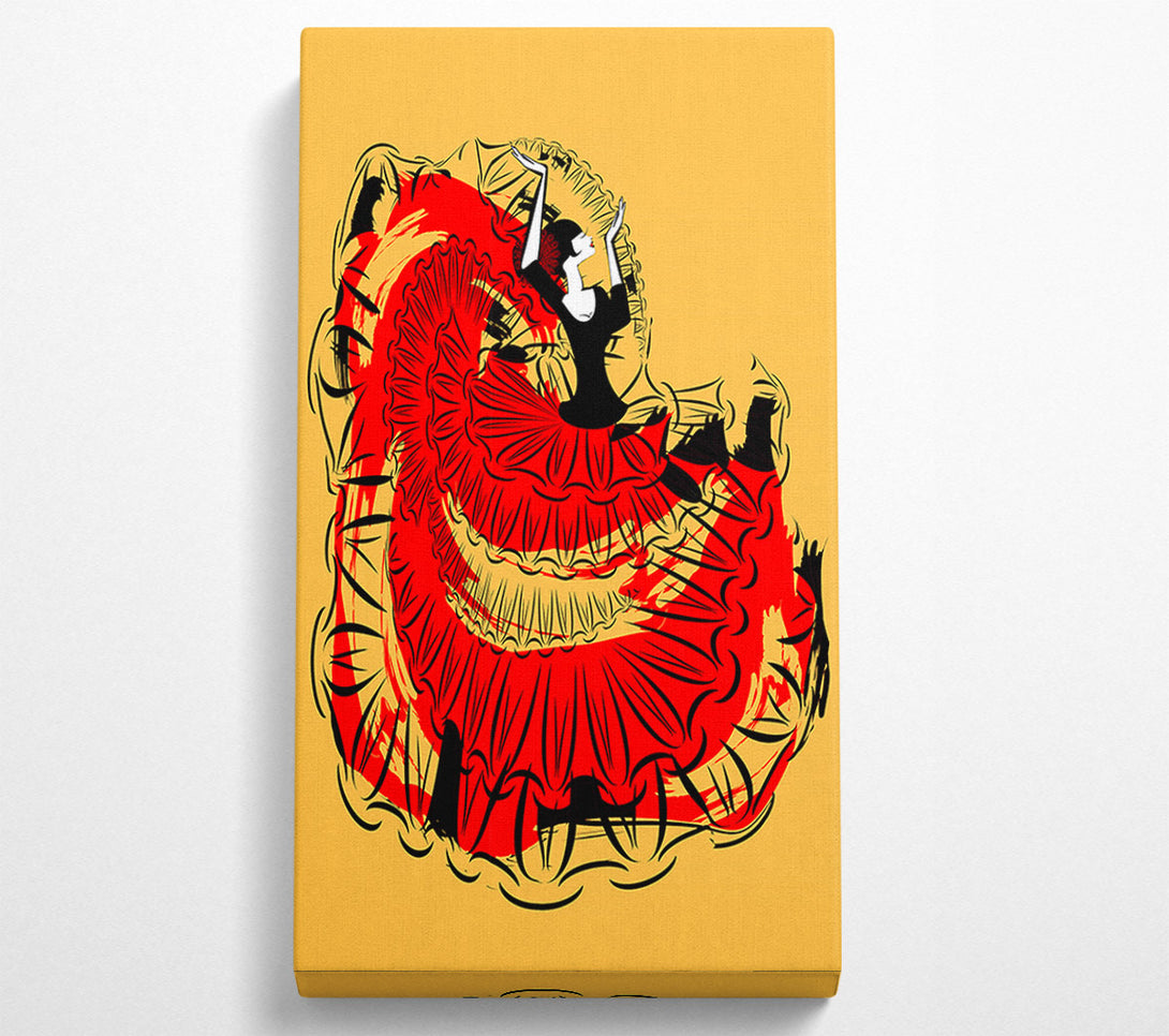  A Canvas Print of Flamenco 3 Canvas Print