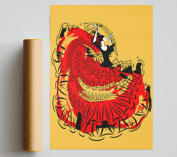 Flamenco 3 Giclee Print