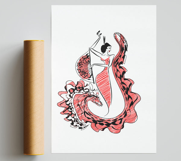 Flamenco 7 Giclee Print