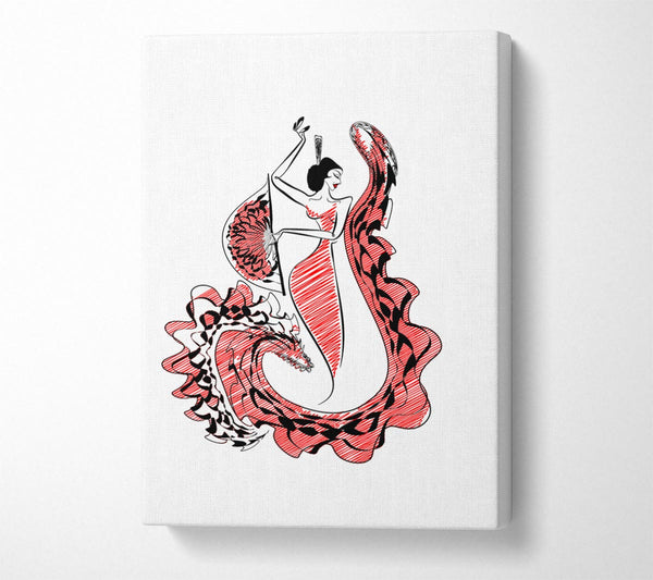  A Canvas Print of Flamenco 7 Canvas Art