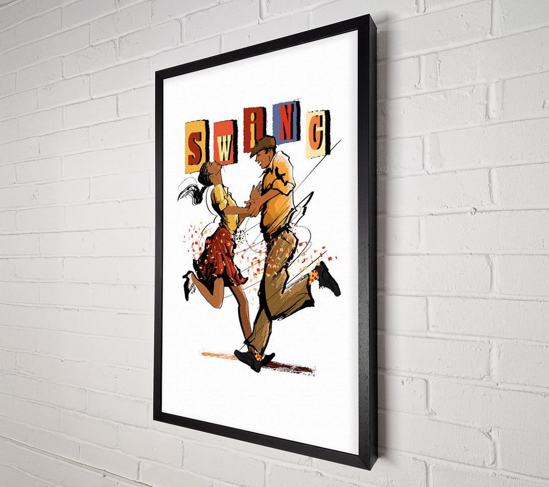  A Canvas Print of Swing Canvas Wall Art