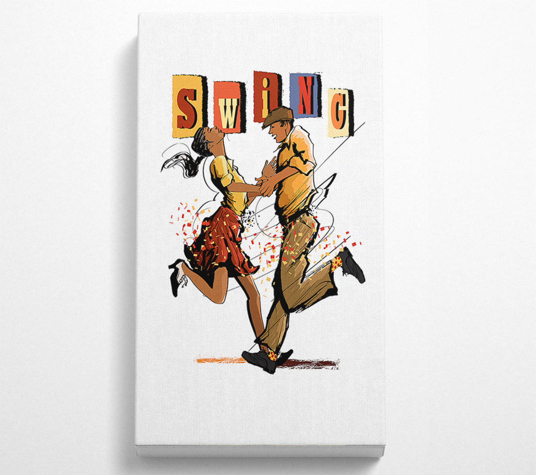  A Canvas Print of Swing Canvas Wall Art