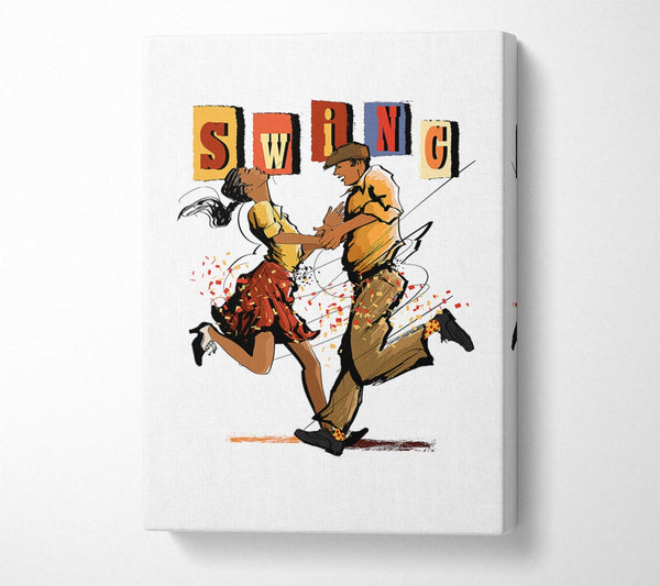  A Canvas Print of Swing Canvas Wall Art