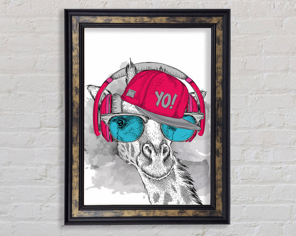Gordon The GiraffeA Framed Print