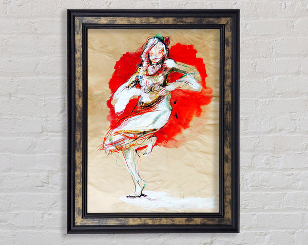 Contemporary Movement 18 Framed Print
