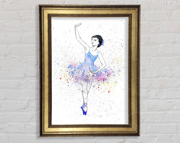 Blau Rosa Ballerina 5