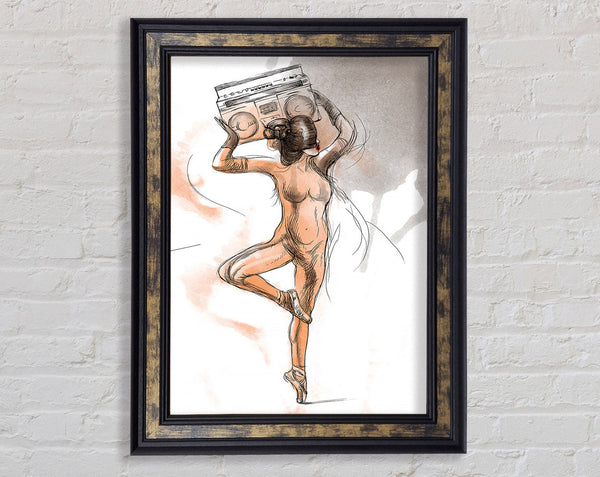 Contemporary Movement 11 Framed Print