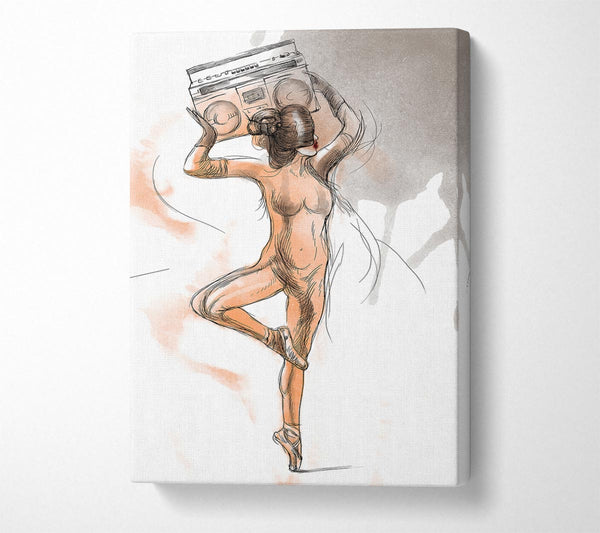  A Canvas Print of Contemporary Movement 11 Canvas Print