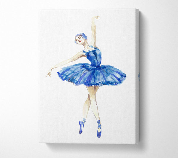  A Canvas Print of Blue Ballerina 4 Canvas Art