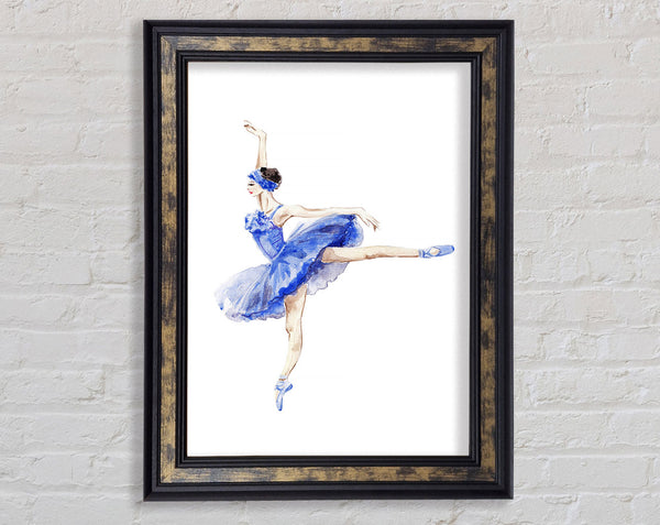 Blaue Ballerina 8