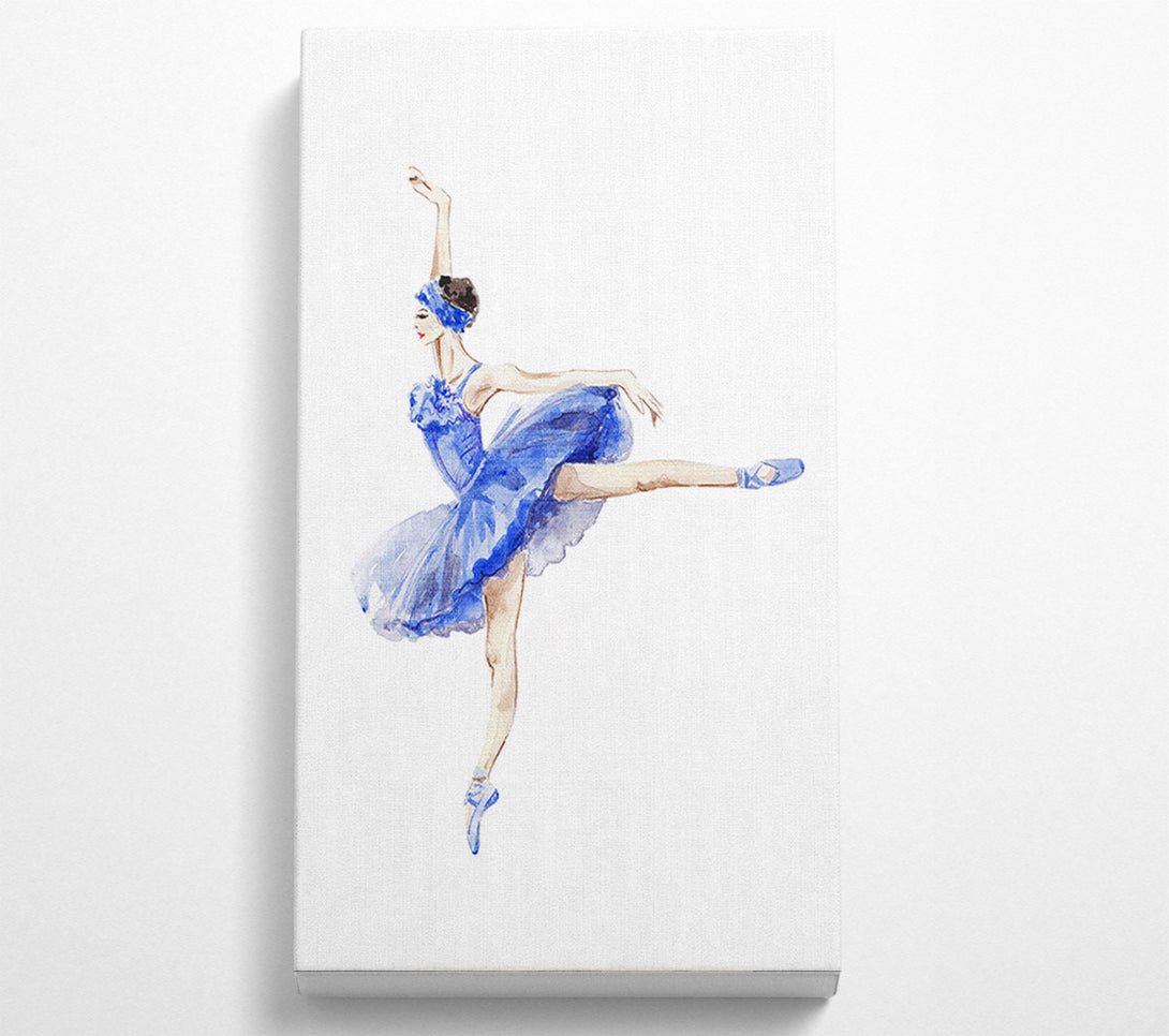  A Canvas Print of Blue Ballerina 8 Canvas Wall Art