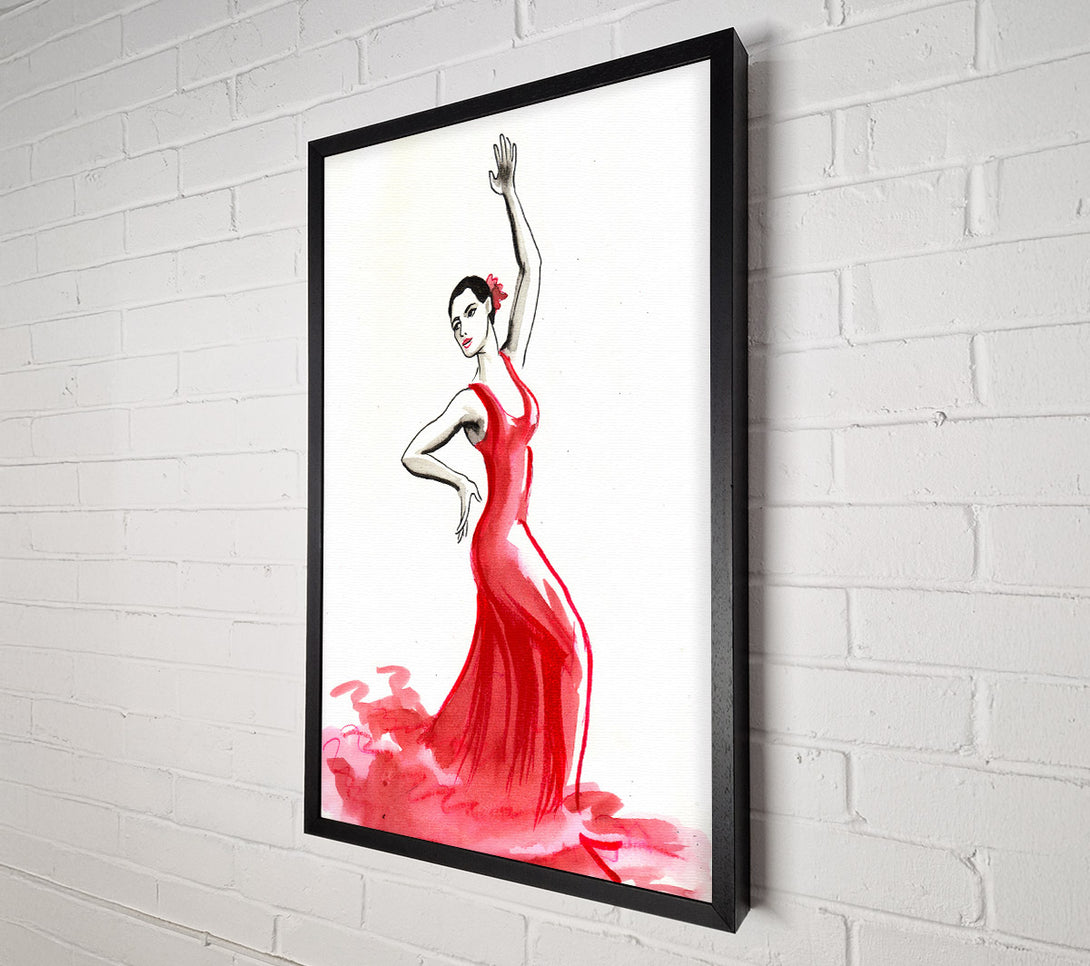  A Canvas Print of Flamenco 15 Canvas Wall Art