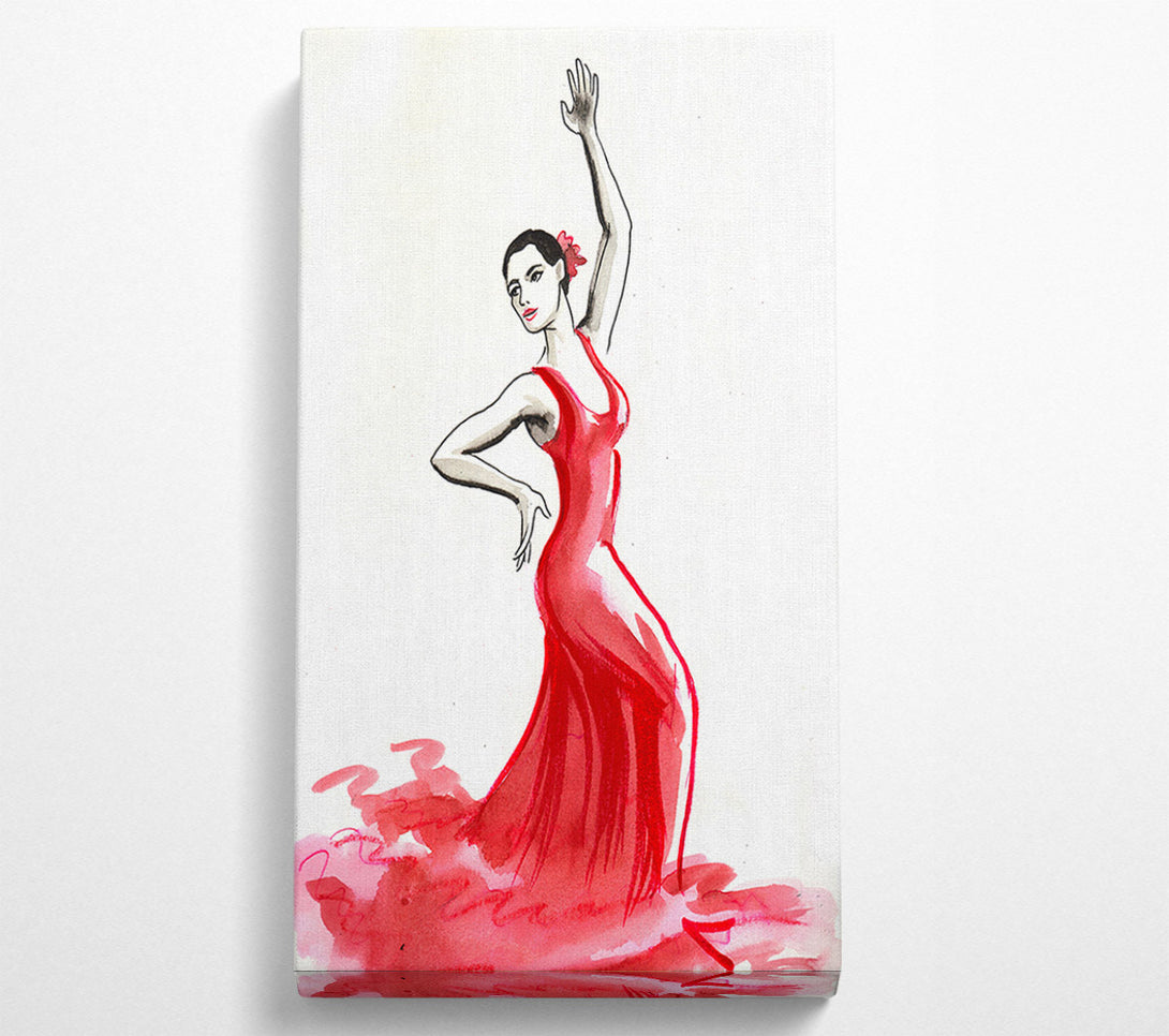  A Canvas Print of Flamenco 15 Canvas Wall Art