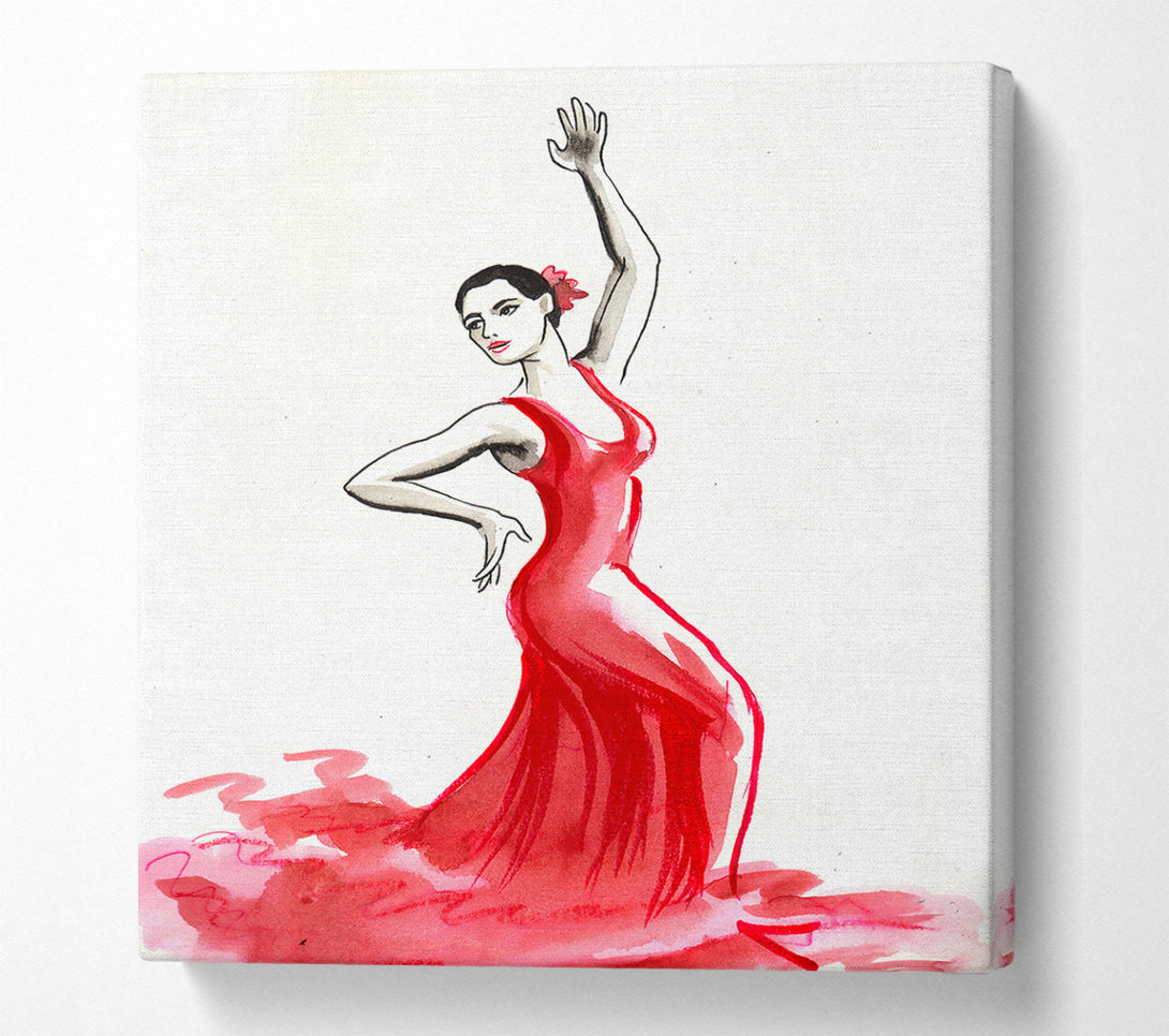  A Canvas Print of Flamenco 15 Canvas Wall Art