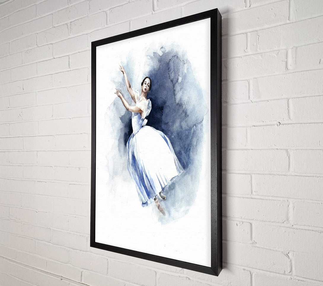  A Canvas Print of White Ballerina 6 Canvas Print