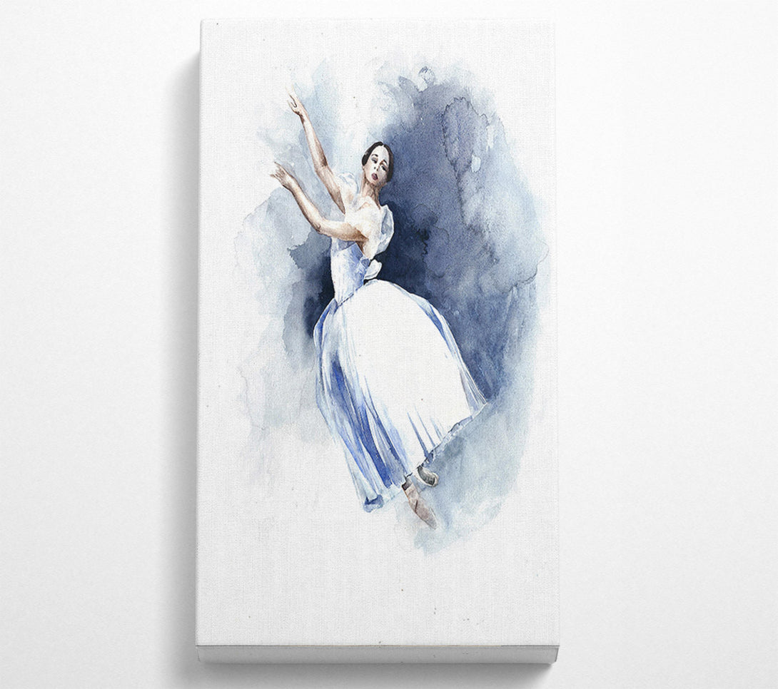  A Canvas Print of White Ballerina 6 Canvas Print