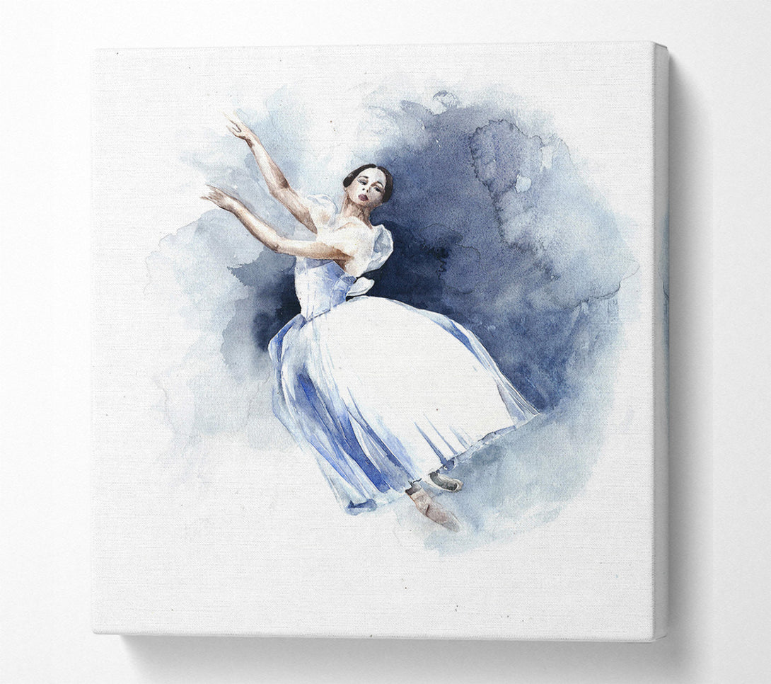  A Canvas Print of White Ballerina 6 Canvas Print