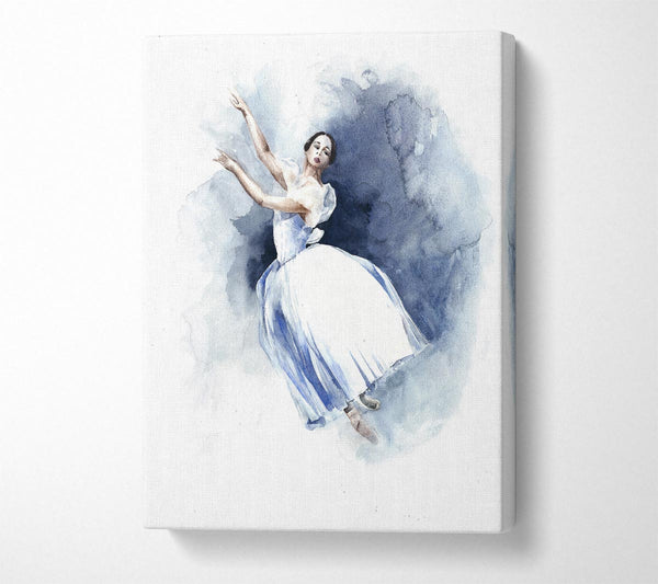  A Canvas Print of White Ballerina 6 Canvas Print
