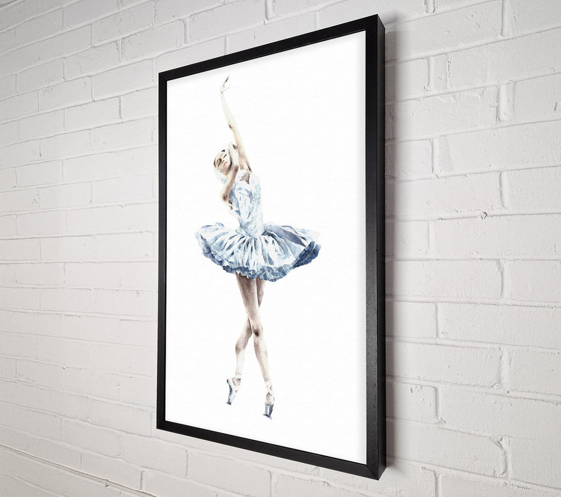  A Canvas Print of White Ballerina 3 Canvas Wall Art