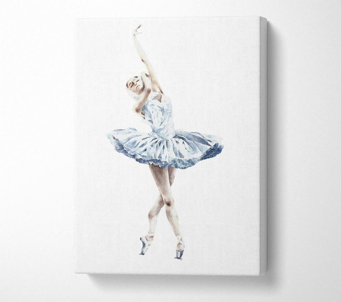  A Canvas Print of White Ballerina 3 Canvas Wall Art