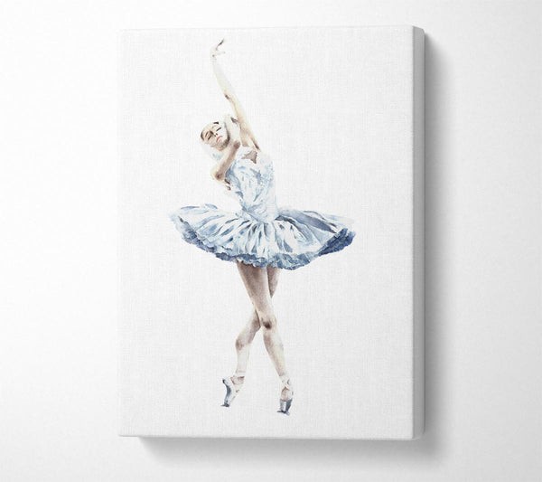  A Canvas Print of White Ballerina 3 Canvas Wall Art