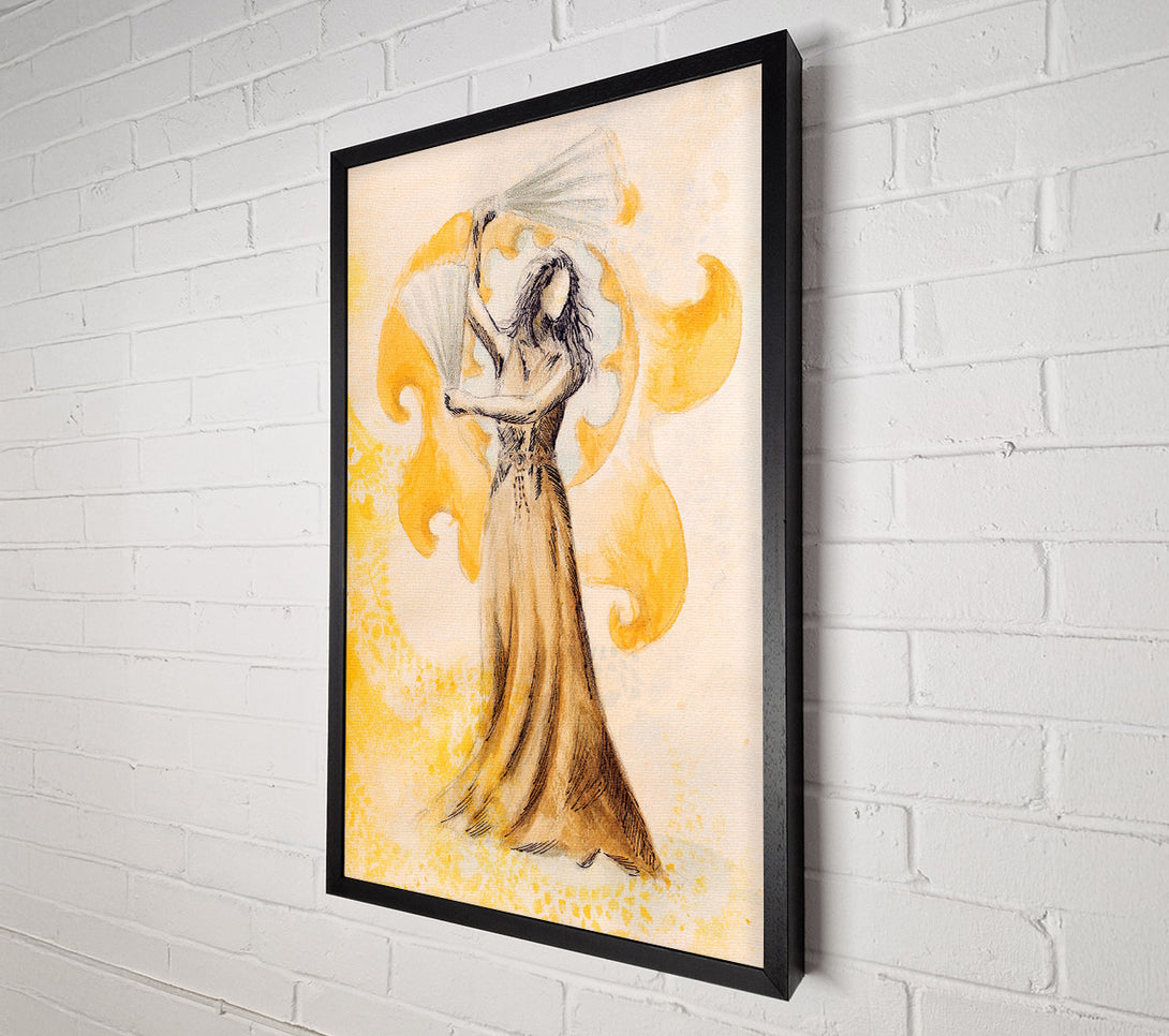  A Canvas Print of Dancing Angel 3 Canvas Wall Art