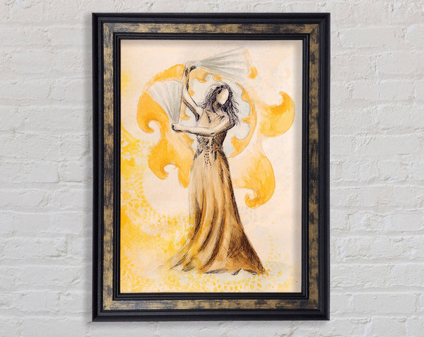 Dancing Angel 3 Framed Print