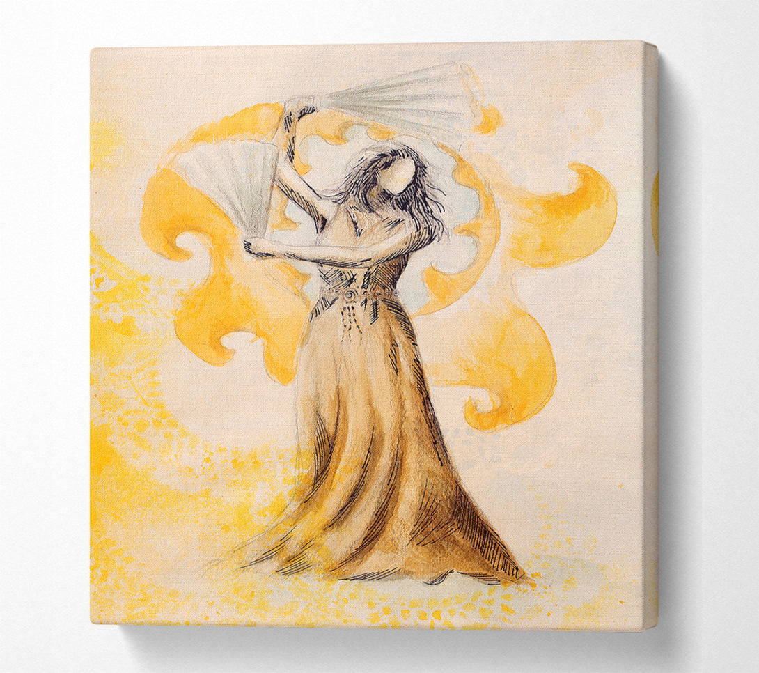  A Canvas Print of Dancing Angel 3 Canvas Wall Art
