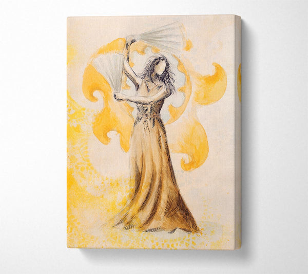  A Canvas Print of Dancing Angel 3 Canvas Wall Art