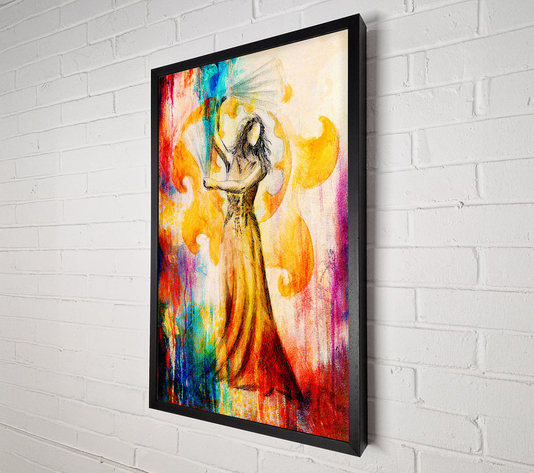  A Canvas Print of Dancing Angel 2 Canvas Print