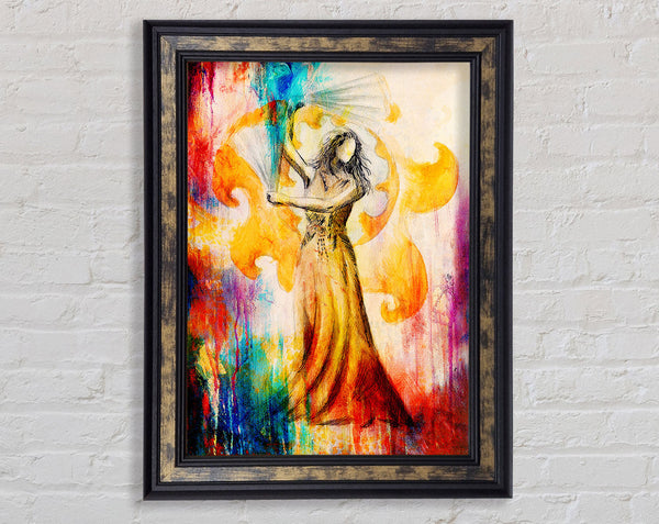 Dancing Angel 2 Framed Print