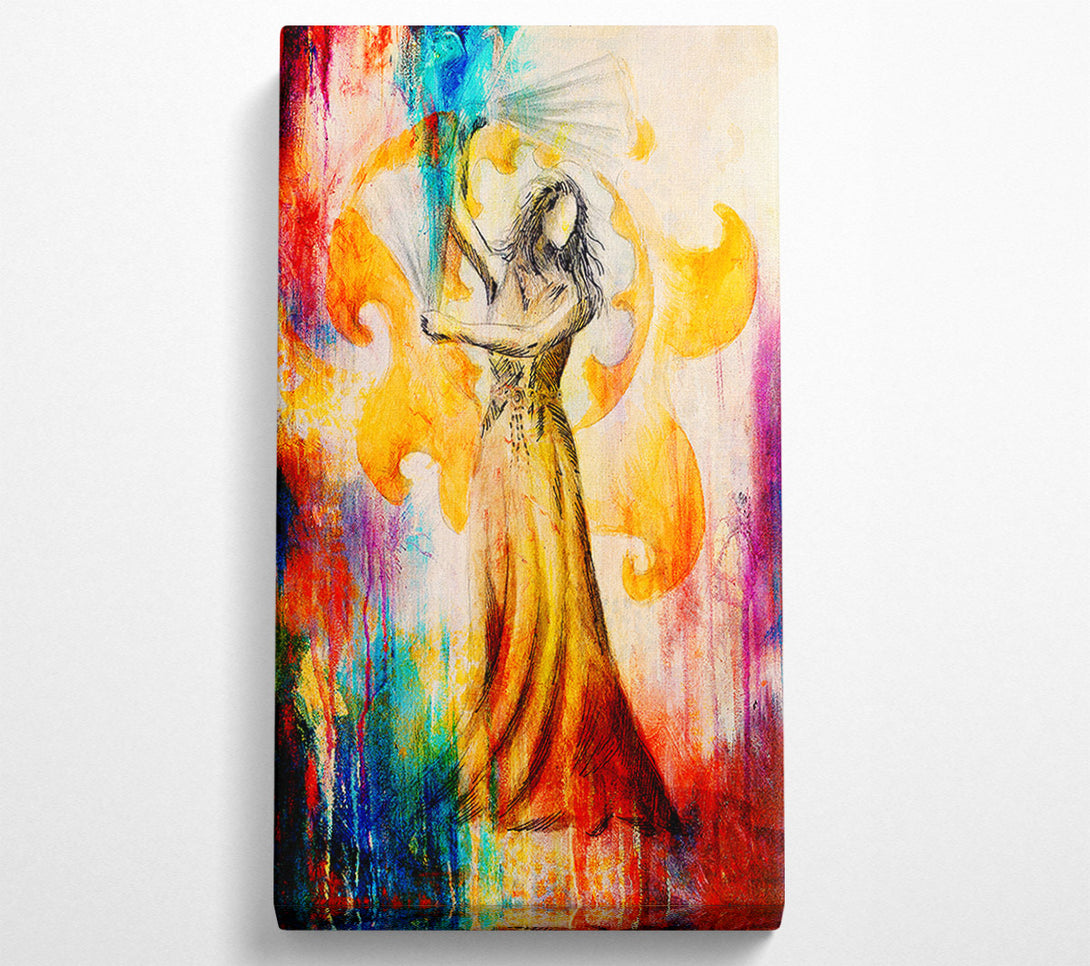  A Canvas Print of Dancing Angel 2 Canvas Print