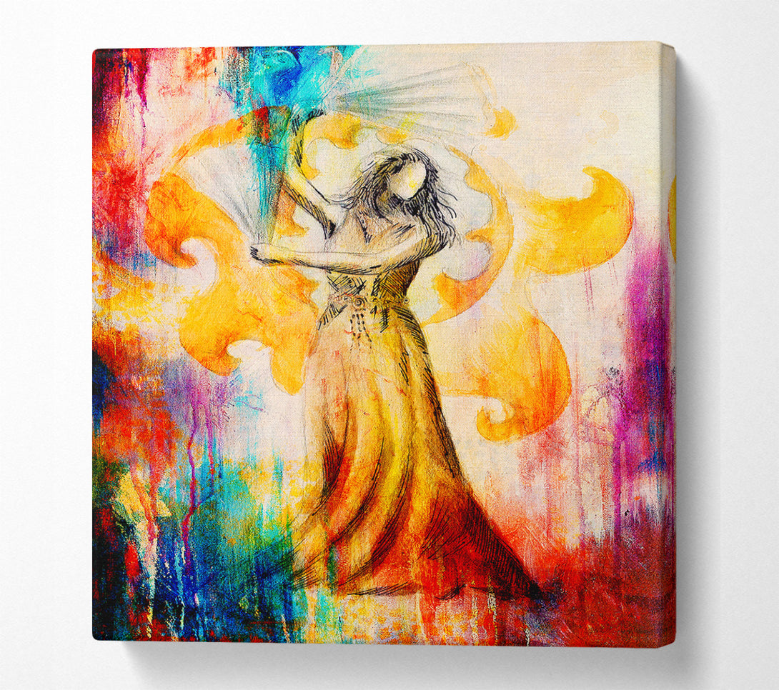  A Canvas Print of Dancing Angel 2 Canvas Print