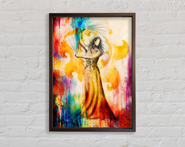 Dancing Angel 2 Framed Print
