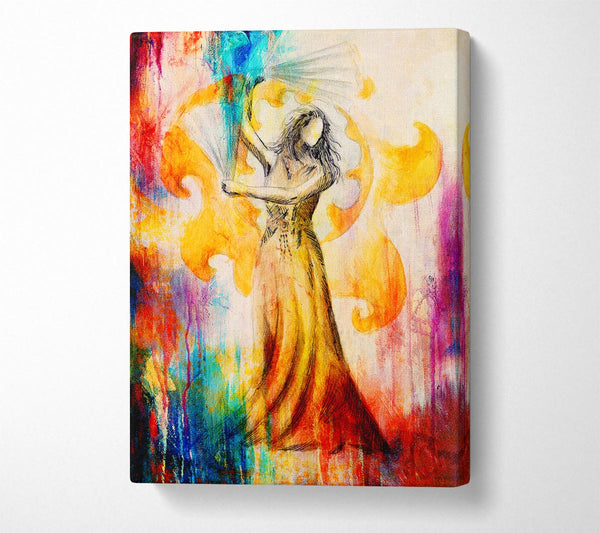 A Canvas Print of Dancing Angel 2 Canvas Print