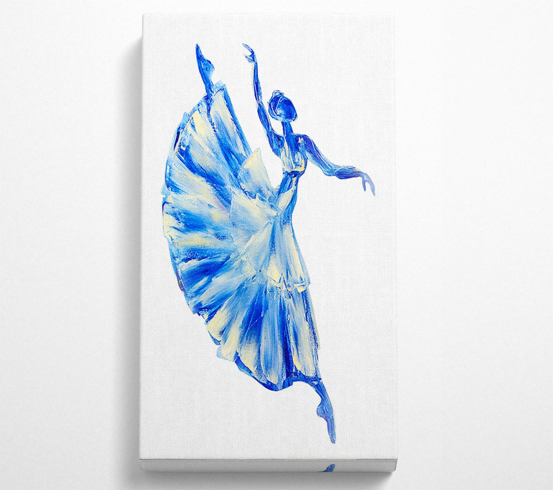  A Canvas Print of Blue Ballerina 11 Canvas Art