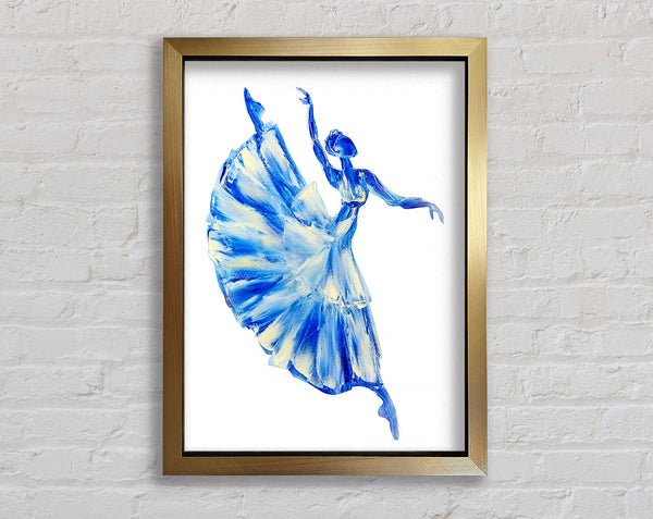Blaue Ballerina 11
