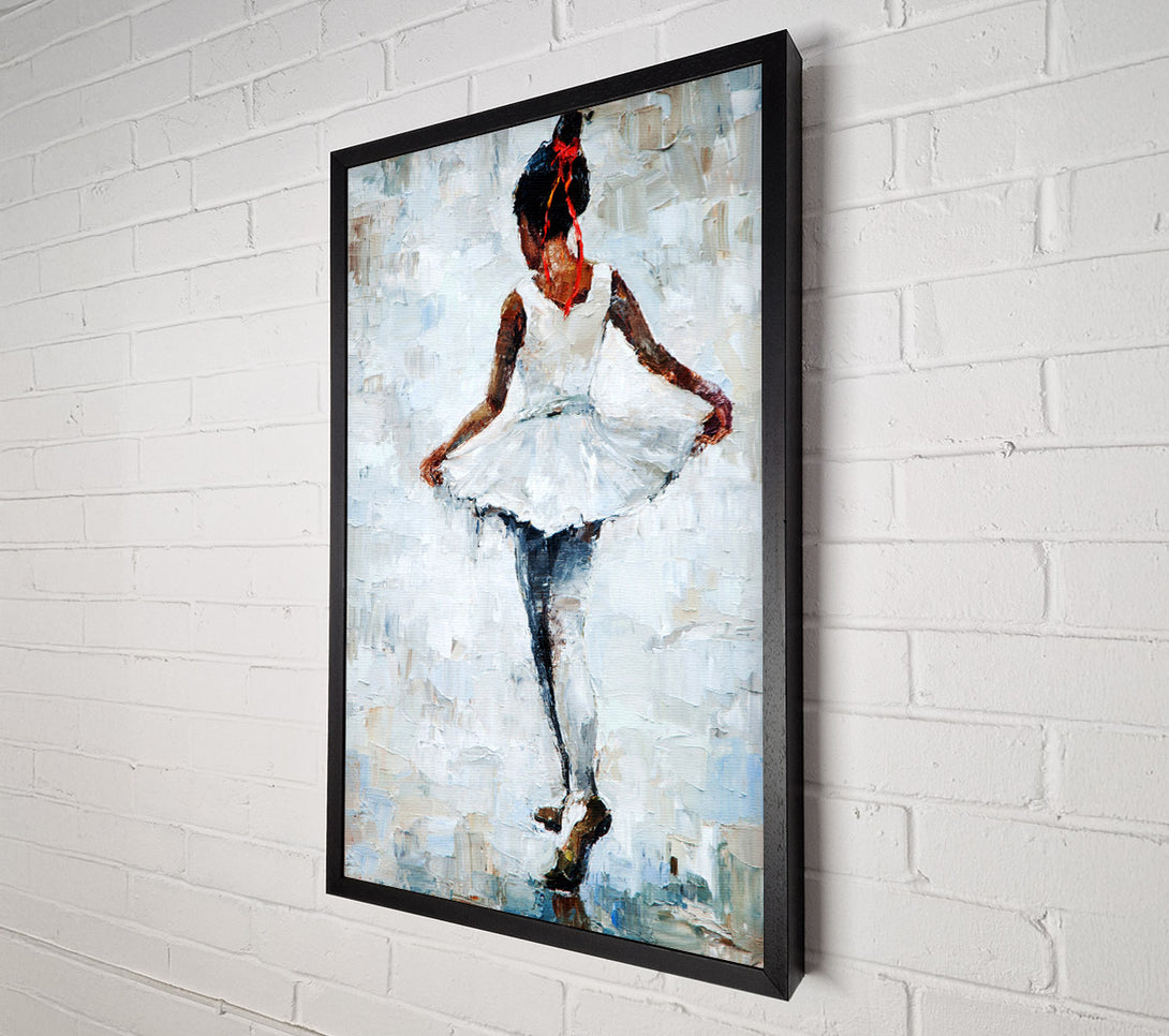  A Canvas Print of White Ballerina 5 Canvas Art
