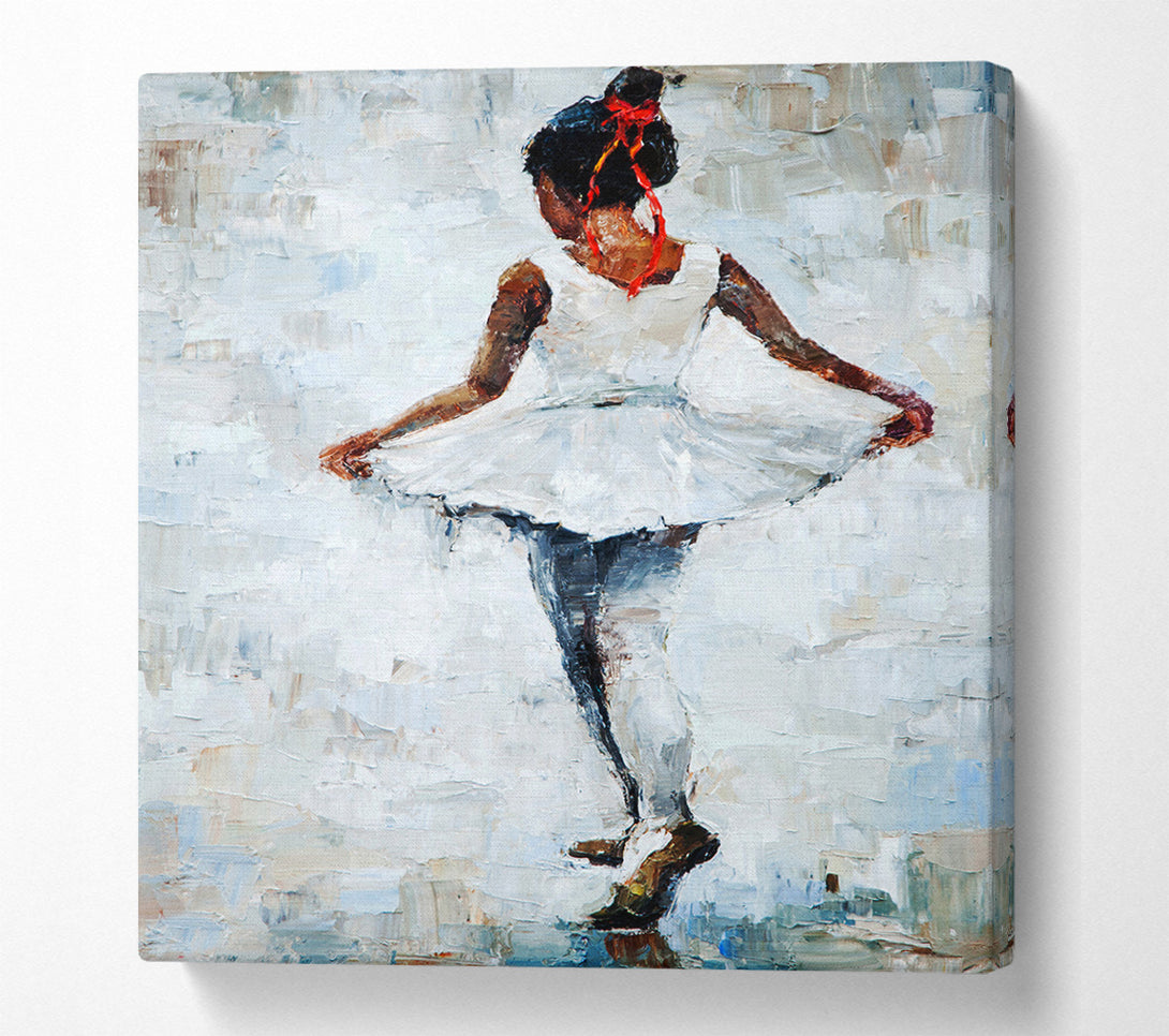  A Canvas Print of White Ballerina 5 Canvas Art