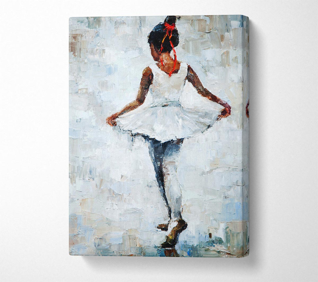  A Canvas Print of White Ballerina 5 Canvas Art
