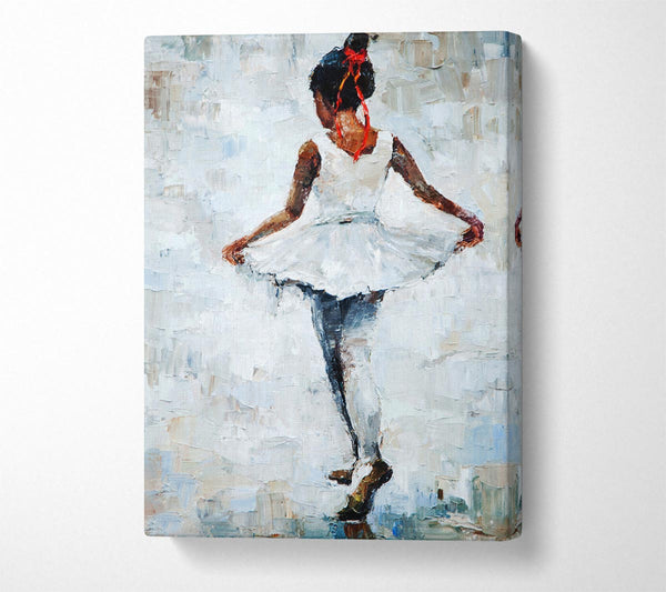  A Canvas Print of White Ballerina 5 Canvas Art