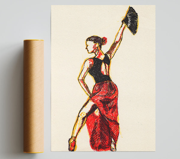 Flamenco 16 Giclee Print