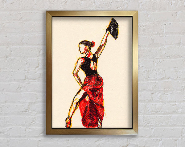 Flamenco 16 Framed Print