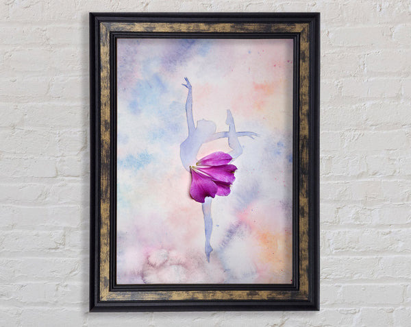 Pink Ballerina 3 Framed Print