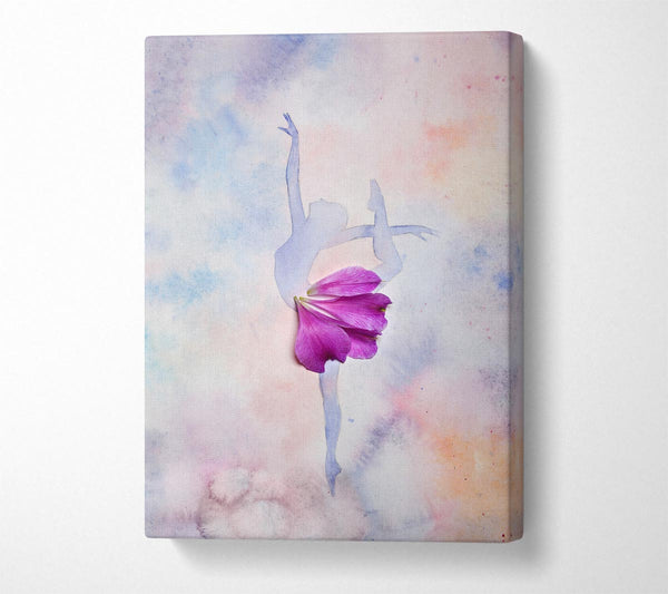  A Canvas Print of Pink Ballerina 3 Canvas Wall Art